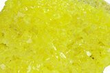 Bright-Yellow Sulfur Crystals - Bolivia #301874-2